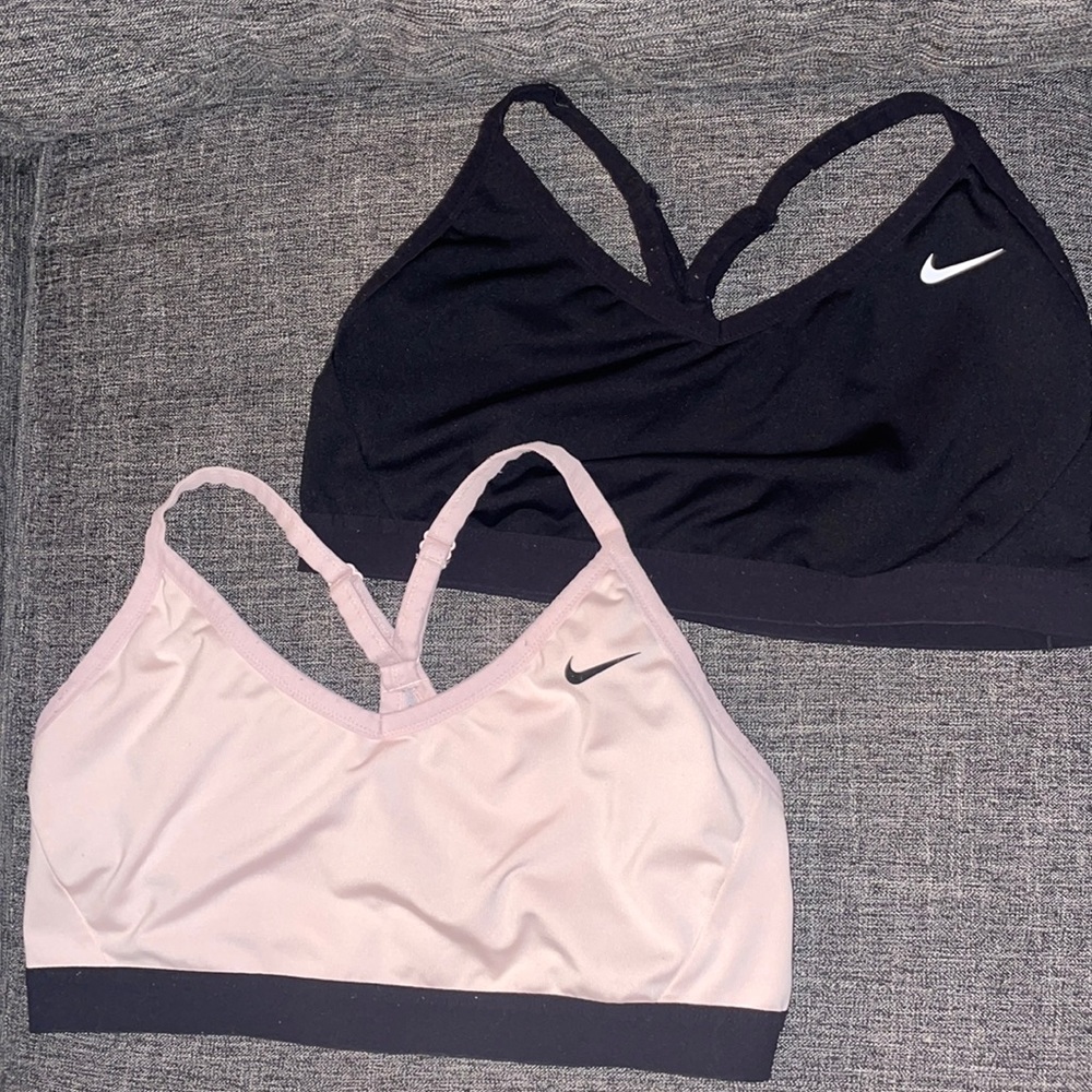 Pink and Black XL Nike sports Bra